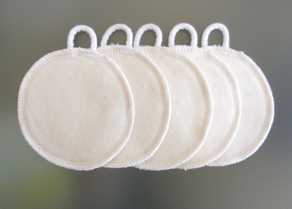 Waschbare Abschmink-Pads 5er Set, Bio-Baumwolle GOTS